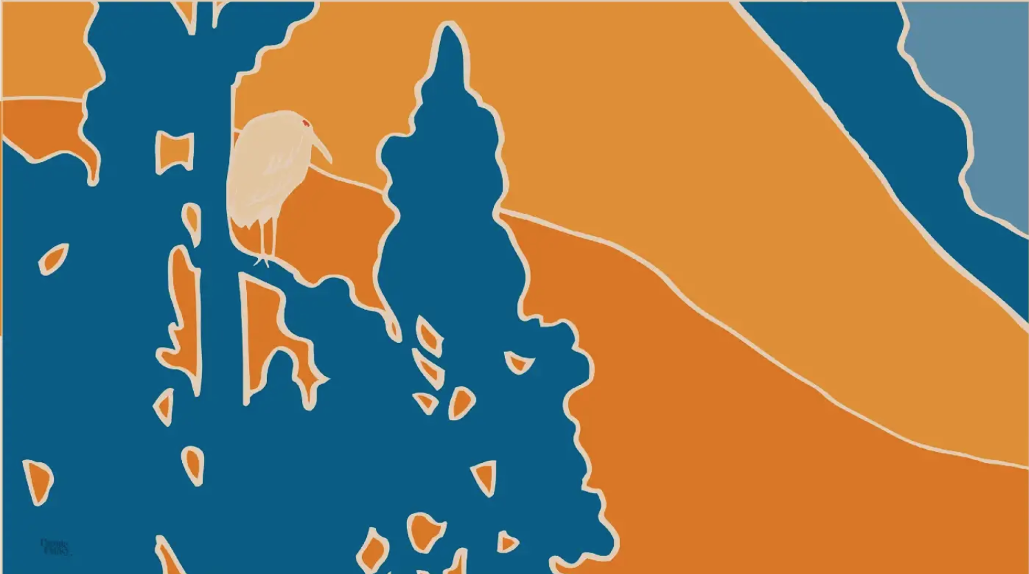  Triptych Illustration by Cosmic&nbsp;Clancy. 